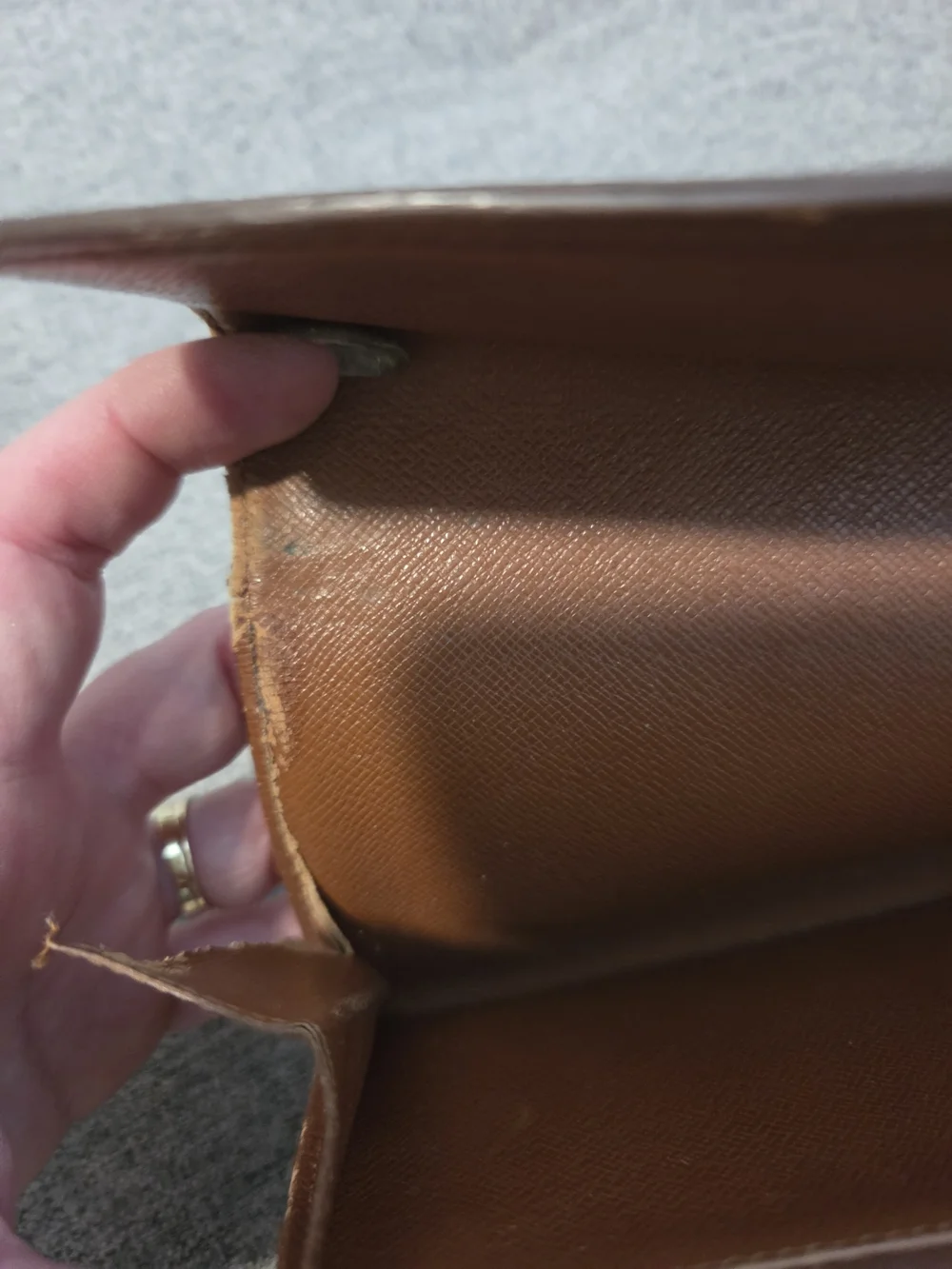 Vintage Louis Vuitton Monogram Canvas Snap Wallet - Dark Brown/Gold Monogram
